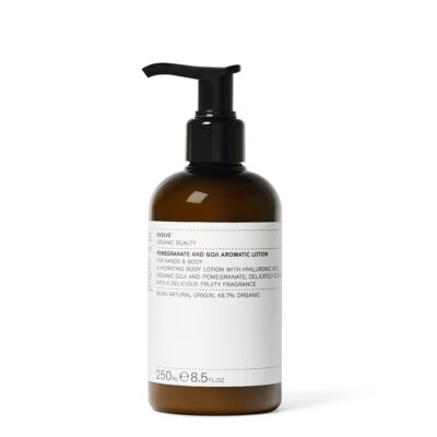 EVOLVE ORGANIC BEAUTY: POMEGRANATE AND GOJI AROMATIC LOTION