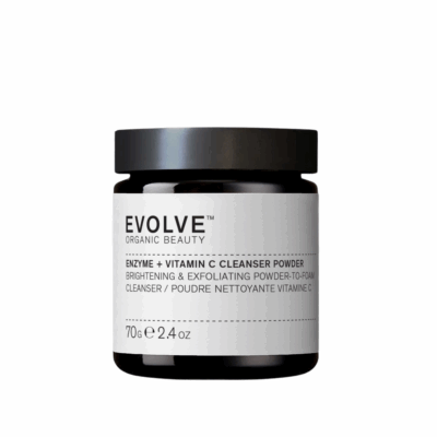 EVOLVE ORGANIC BEAUTY: ENZYME + VITAMIN C CLEANSING POWDER
