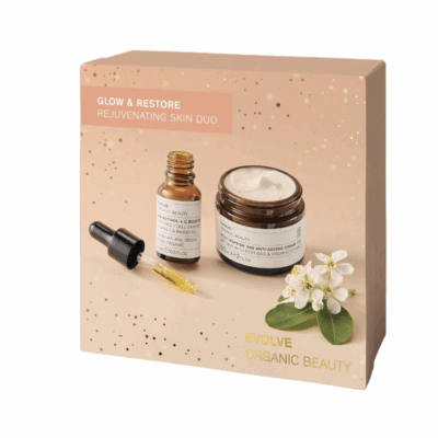 EVOLVE ORGANIC BEAUTY: GLOW & RESTORE (ZESTAW)
