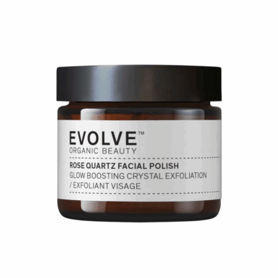 EVOLVE ORGANIC BEAUTY: ROSE QUARTZ FACIAL POLISH