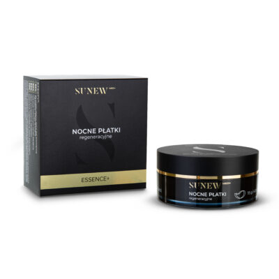 SUNEW Med+: REGENERACYJNE CZARNE PŁATKI POD OCZY NA NOC ESSENCE+
