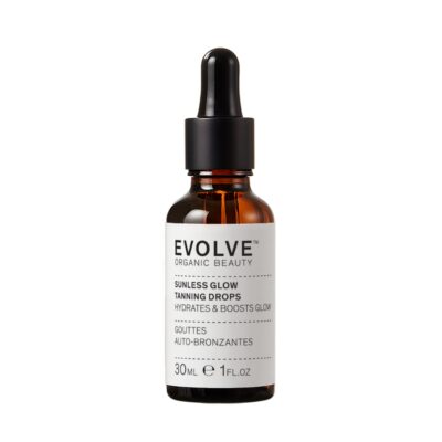 EVOLVE ORGANIC BEAUTY: SUNLESS GLOW TANNING DROPS